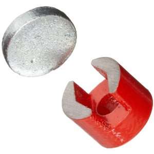 Cast Alnico 5 Button Magnet With Keeper, 1/2 Diameter, 3/8 Thick, 0 