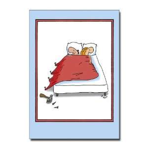 Nail Bed   Scandalous Cartoon Anniversary Greeting Card