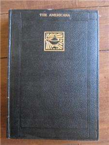 Encyclopedia Americana 1929 Complete 30 Volumes Index Fine Binding 