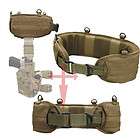 large coyote tan molle padded battle belt webbing ntoa recommended
