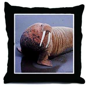  Walrus Pets Throw Pillow by  