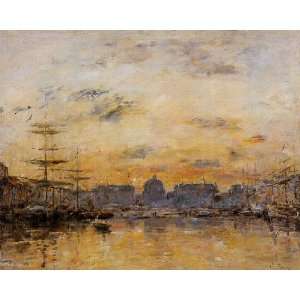   name The Commerce Basin Le Havre, By Boudin Eugène 