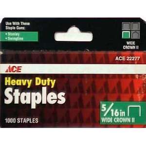  Staples, 5/16 Heavy Duty, Wide Crown, 1,000 Pack: Home 