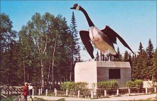 Giant Wild Goose Statue: Wawa, Ontario. Canada.  