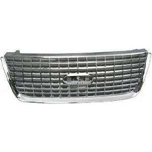 06 FORD EXPEDITION GRILLE SUV, All Chrome, Eddie Bauer/XLT Model (2003 