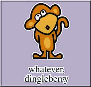 Chimp Whatever Dingleberry Monkey WOMENS SHIRTS S 2X,3X  