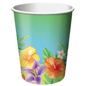  Hibiscus Flowers Paper Beverage Cups Toys & Games