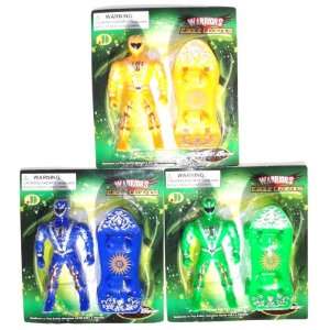  Warrior Superhero Action Figure Toys with Clip on to 
