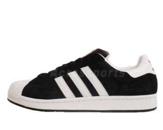 Adidas Originals Superstar II Black White New 2011 Unisex Casual Shoes 