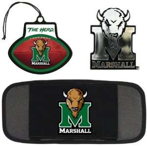 Marshall Thundering Herd NCAA Automotive Fan Kit Emblem Air Freshner 