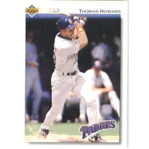  1992 Upper Deck # 416 Thomas Howard San Diego Padres 