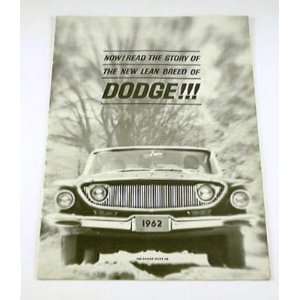  1962 62 Dodge DART 440 BROCHURE: Everything Else