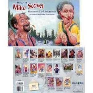 Leanin Tree The Art of Mike Scovel Humorous Greeting Card Assortment
