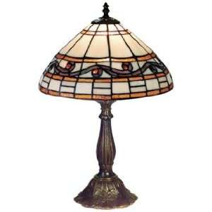   and Red Swirl Tiffany Style 18 High Table Lamp: Home Improvement