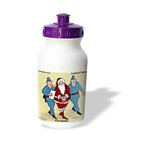   Police Crimes   Police Navidad Funny Gifts   Water Bottles Sports