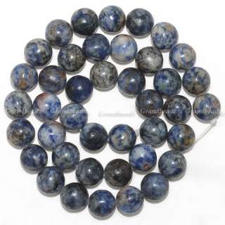 10mm Blue Sodalite Gemstone Round Loose Beads 15 1/2  