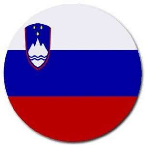  Slovenia Flag Round Mouse Pad: Office Products