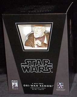 2007 Star Wars OBI WAN KENOBI Mini Collectable Bust  