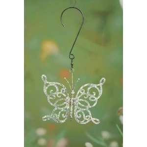 The Encore Group Decorative Metal Scroll Butterfly Green Small, Unique 