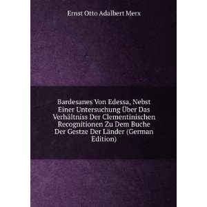   Gestze Der LÃ¤nder (German Edition) Ernst Otto Adalbert Merx Books