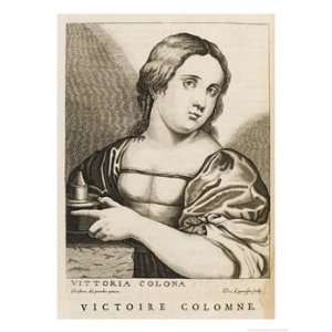  Vittoria Colonna Italian Poet Noted for Her Petrarchan 