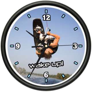 WAKEBOARDING Wall Clock wakeboarder wakeboard boots  
