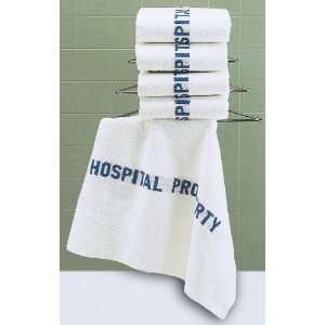  Medline MDT217287R Hospital Property Terry Bath Towels 