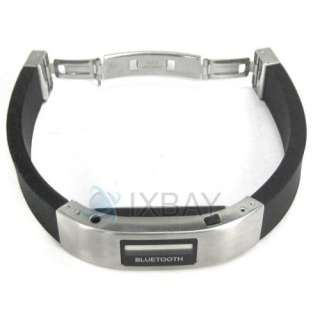 Bluetooth Bracelet Fashion Wristwatch Display Caller ID Vibrate Anti 