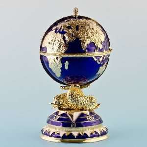  Globe Faberge Inspired Egg