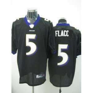  baltimore ravens jerseys #5 flacco jerseys black 2pcs/lot 