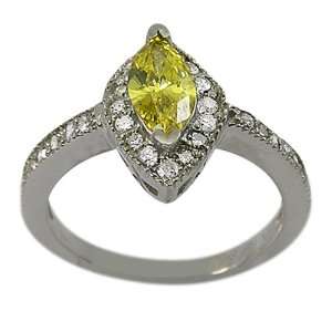  Platinum Antique Style Sapphire and Diamond Ring   6.5: Da 