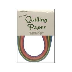  Lake City Crafts Quilling Paper 100 pc 1/8 Watercolor (3 