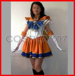Sailor Moon Venus Mina Aino cosplay costume custom sizes Halloween 
