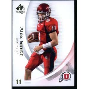   Alex Smith QB   Utes (San Francisco 49ers) NFL Football Trading Card