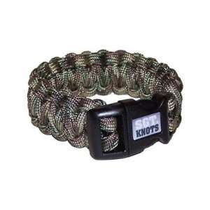  SGT KNOTS Paracord Bracelet  Green Camo Small Sports 