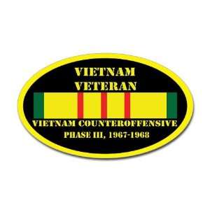  Vietnam Veteran Sticker Oval Military Oval Sticker by 