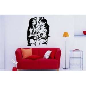   Wall MURAL Decal Sticker ANIME SEXY TWICE GIRL S 899: Home & Kitchen
