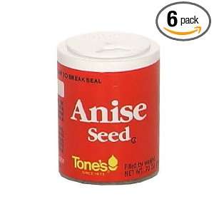 Tones Anise Seed, 0.7000 ounces (Pack of6)  Grocery 