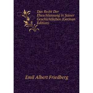   (German Edition) (9785875929434) Emil Albert Friedberg Books