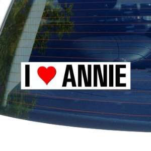  I Love Heart ANNIE   Window Bumper Laptop Sticker 