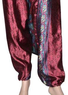 Indian Harem Pants Designer Aladdin Style Rayon Silk New Casual Wear 