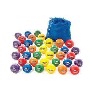  Rainbow Coated Foam Dodgeball Pack