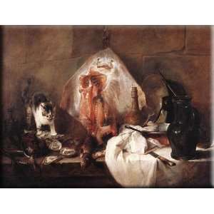  The Ray 30x23 Streched Canvas Art by Chardin, Jean 