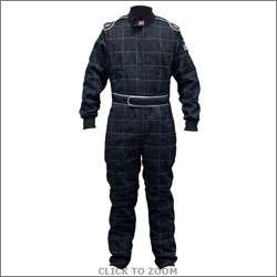 Auto Racing Suit Nomex Vintage Black K1 SFI 3.2A/5 rated Fire Rated k1 