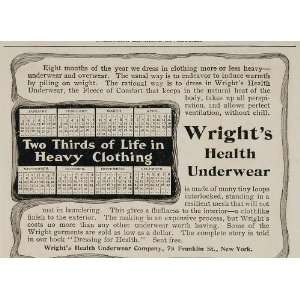   Union Suit Underwear Long Johns   Original Print Ad