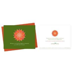  Poinsettia   Personalized Holiday Cards Health & Personal 