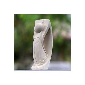  Sandstone statuette, Angel of Peace