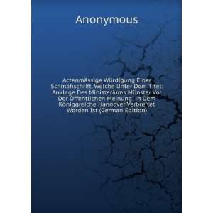   Hannover Verbreitet Worden Ist (German Edition) Anonymous Books