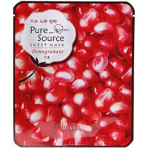  Missha Pure Source Sheet Mask Pomegranate 5 Pack Beauty