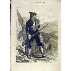   War Spain Carlist Volunteer Portrait Soldier 1873